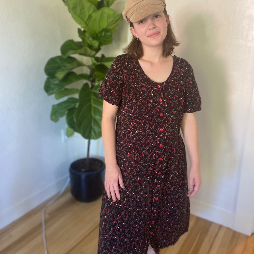 Vintage floral dress